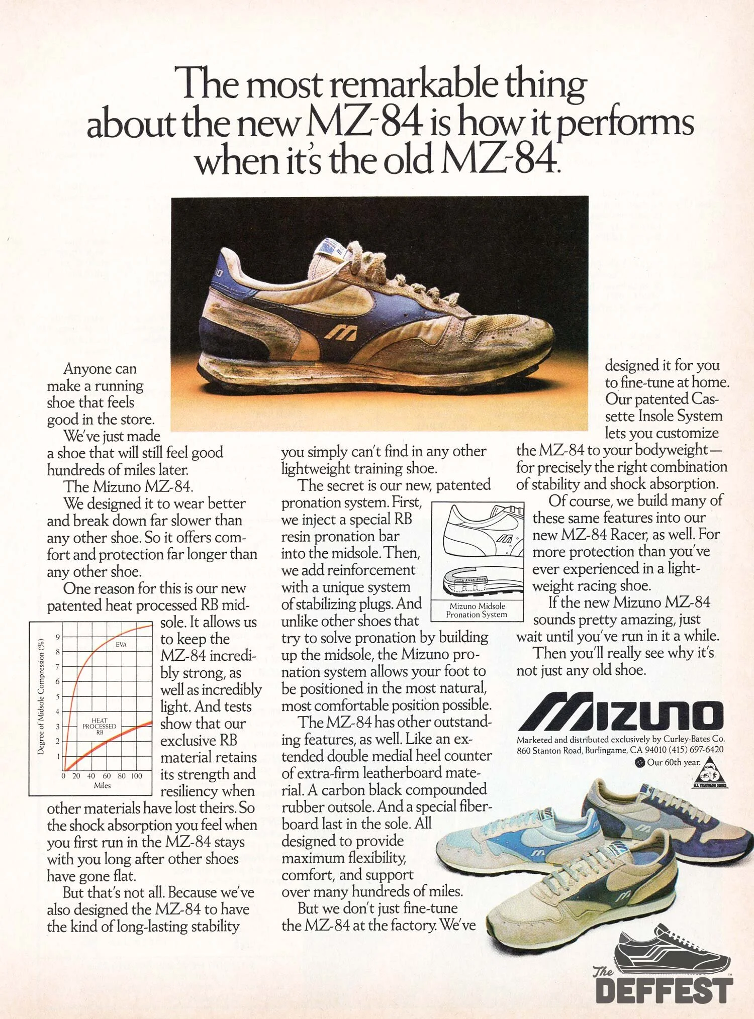 Mizuno The Deffest . A vintage and retro sneaker blog. Vintage Ads